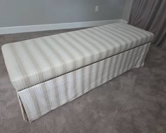 Large storage bench