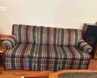 #028 Sleeper Sofa 84" long as is upholstery YOU MOVE $20.00