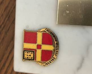 #053 Army missile commemorative marble desk accessory $25.00