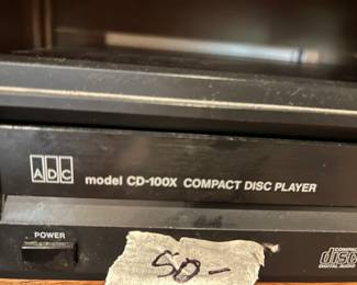 #034 ADC model cd100x disc player $50.00