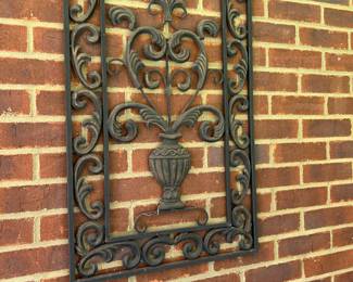 #019 Metal wall hanging 19x30" $25.00