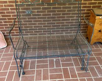 #021 Iron Glider rocker 40" $125.00