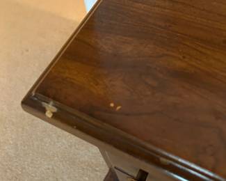 #071 bedside table with 2 drawers 26x16x25you move upstaris $45.00