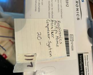 #117 Respironics Phillips Home Atomizer Compressor system $20.00