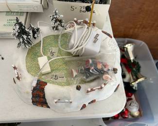 #095 High Meadow Pond Dept 56 skating pond $25.00