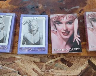 Marilyn Monroe playing cards unopened decks