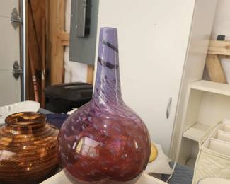 Blown glass piece