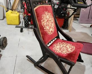 Late 1800's folding rocker