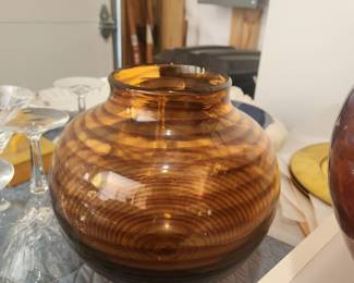 Blown glass piece from Pennslvania artist
