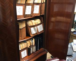 Lot: This chair as well as the following photos are in storage with an entire law office furniture and furnishings sold as one bulk price. Pre-Sale is available for the contents for one price. Call Bill at 512-788-2533 for more information