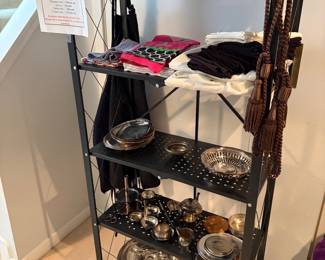 Silver plate, Table clothes, Tea towels and Napkins