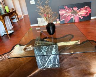 Marble coffee table by Artedi, 1980s