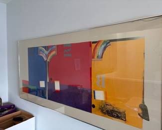 Jasper Johns Pop Art Poster Serigraph Lithograph MID CENTURY Modern Art