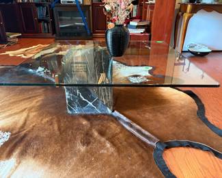 Marble coffee table by Artedi, 1980s