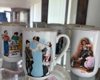 Norman Rockwell Mugs
