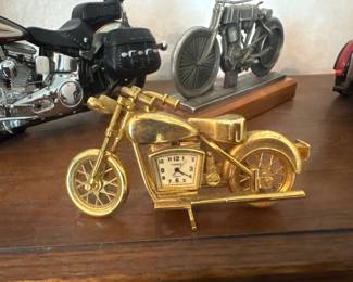 Harley Davidson Motorcycle Clock