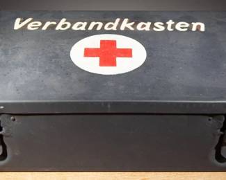 	WWII German Field Medical Chest with 1943/44