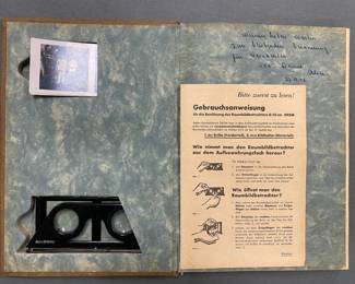 Complete 1942 Luftwaffe 3D Stereoscopic Book Set