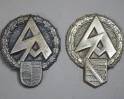 	Two 1934 SA Regional Flag Consecration Badges