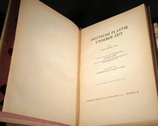 1942 Stereoscopic 3D Art Book "Deutsche Plastik"