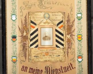	Imperial German Framed Reservistika Memorial