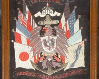 	German Boxer Rebellion Eight-Nation Alliance Silk