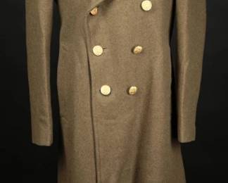 WWII US Army Officer’s M1939 Wool Overcoat