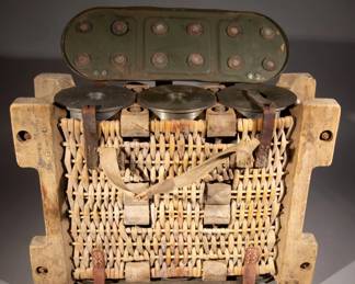 	1937 German 10.5cm leFH 18 Wicker Carrier