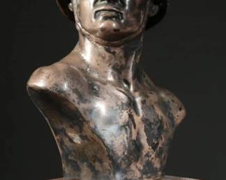 Interwar German "Front Soldier" Silvered Bust