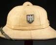 	WWII German 1st Pattern Canvas Pith Helmet