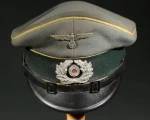 	WWII German Army Signals NCO Visor Cap – VIRO