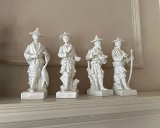 Fitz & Floyd Blanc de Chine Figures