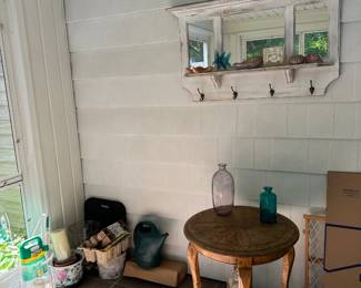 Coat Rack, Side Table