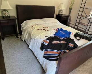 Ralph Lauren Bed, Jersey's, Pair of Lamps, Nightstands
