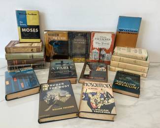 Lot 7003 William Faulkner Collectible Books Hardcovers w Dust Jackets