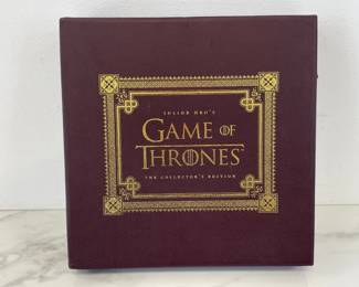 Lot 6672 Inside HBOs Game of Thrones Collectors Edition Books w Clam Shell Box