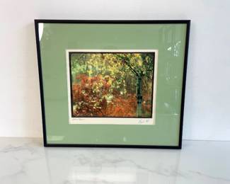 Lot 6961 Artist Signed Spring Rain Art Print