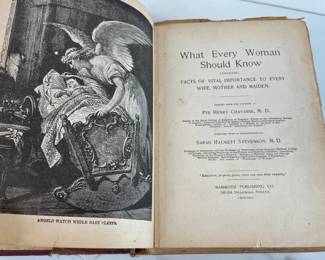 Lot 6801 Antique 1892 Book What Every Woman Should Know