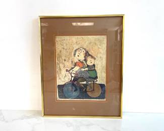 Lot 7024 Graciela Roda Boulanger After School Reproduction Art Print