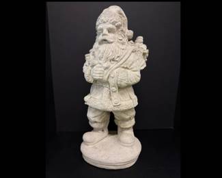 Lot 6839 Cast Concrete Santa Claus Garden