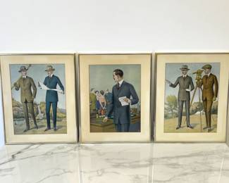 Lot 7014 Vintage Dapper Gentlemen Mens Fashion Suits Art Prints