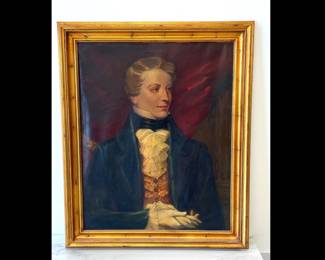 Lot 6855 Original Oil Painting Art Distinguished Man Portrait