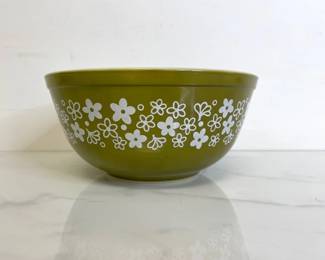 Lot 6792 Vintage Pyrex 403 Crazy Daisy Mixing Bowl