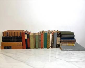 Lot 6599 Vintage Books for Shelf Styling