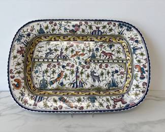 Lot 6695 Williams Sonoma Portuguese Hand Painted Platter