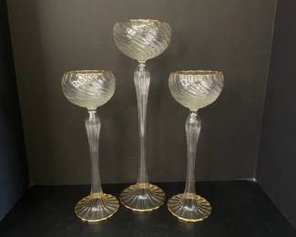 Lot 6817 Signed Renata Gandini Murano Glass Vases