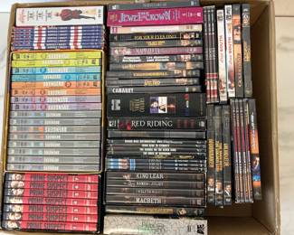 Lot 7004 DVDs Box Sets Avengers Prime Suspect James Bond Three Colors Rumpole