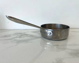 Lot 6919 AllClad 1 Quart Stainless Steel Saucepan