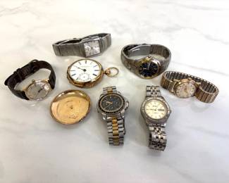 Lot 6595 Mens Vintage Watches CitizenBulovaSeiko More
