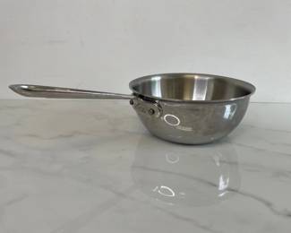 Lot 6779 AllClad Stainless Steel Saucier Pan